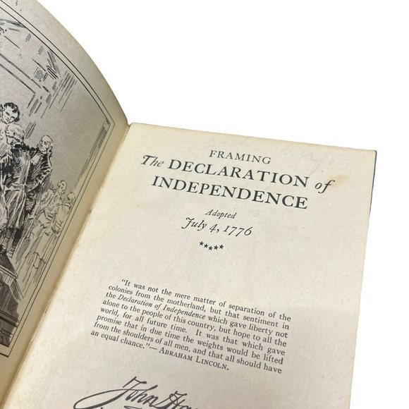 Framing the Declaration of Independence John Hancock Life Insurance Booklet - Picture 3 of 4